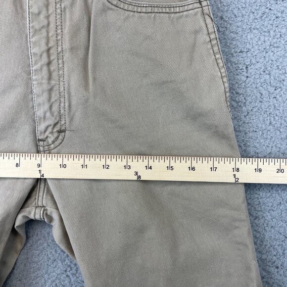 Vintage 70's Pentimento Brittania Denim khaki High Waist Womens Size 11 - Picture 8 of 11